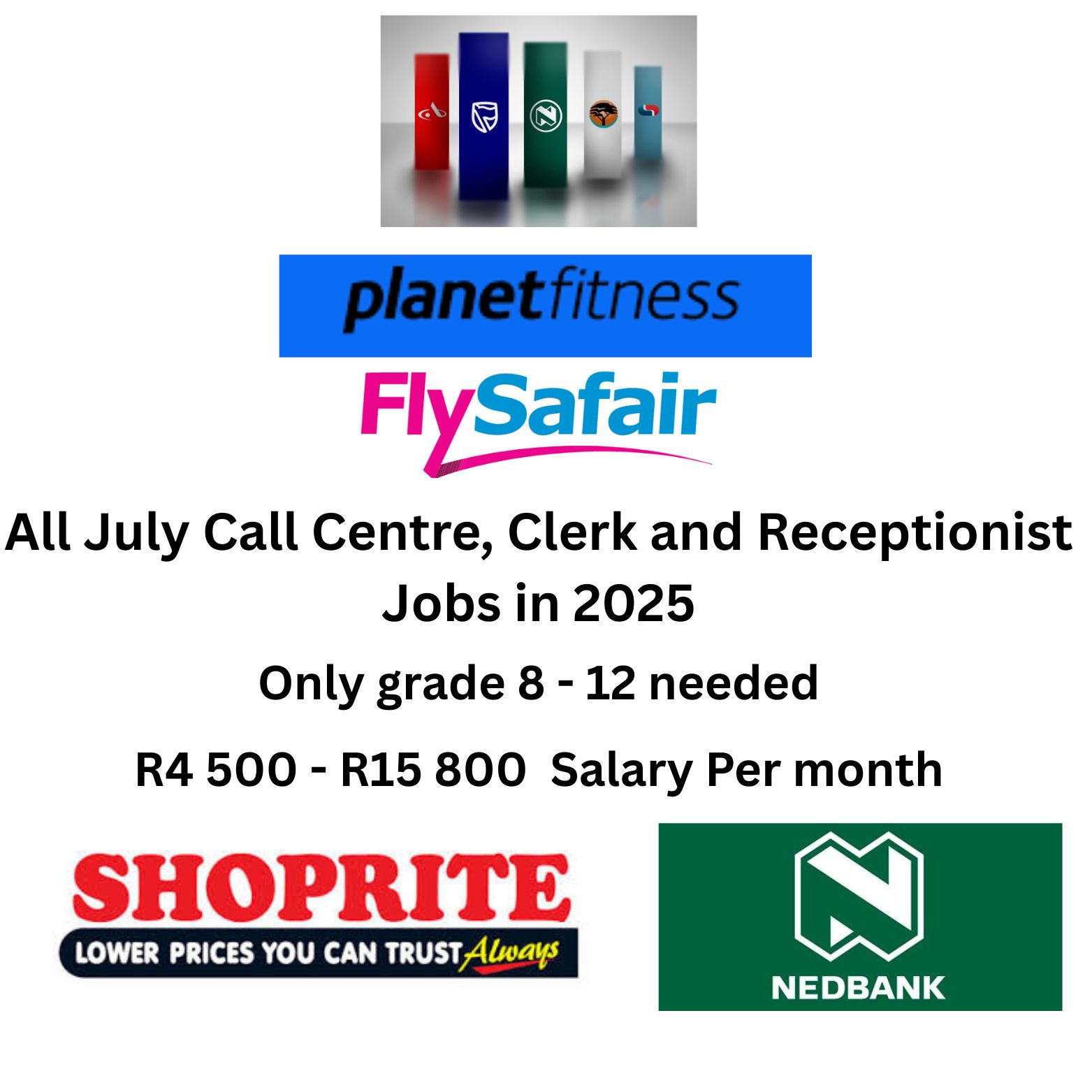All July Call Centre, Clerk and Receptionist Jobs in 2025